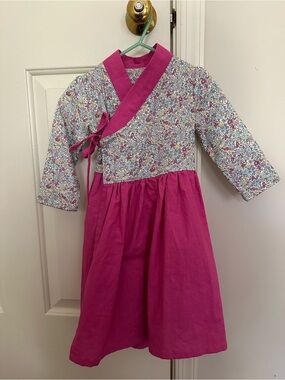 Handmade modernized hanbok for spring and summer-linen/cotton fabric